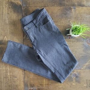 Ann Taylor Gray Staight Leg Jeggings Pants